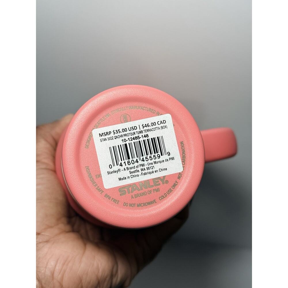 Stanley Oasis TERRACOTTA CORAL PINK 30oz Tumbler Protour Flip Straw BNWT BNIB - Picture 5 of 6